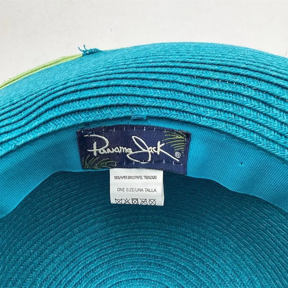 Panama Jack Women's Multicolor Ribbon Floppy Sun Hat One Size